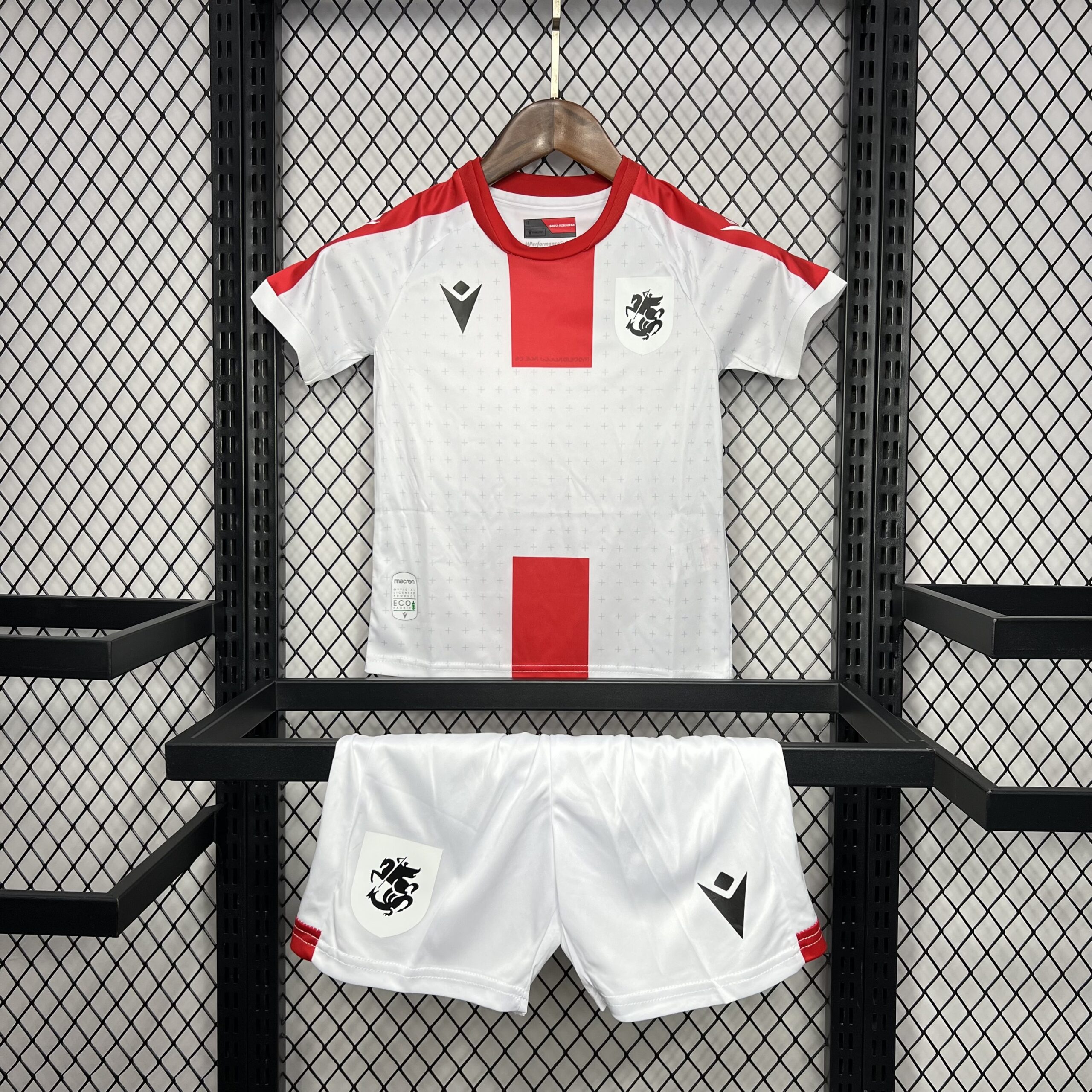 Georgia 2024-25 Euro Home Kids Kit Georgia 2024-25 Euro Home Kids Kit