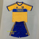 Tigres UANL Kids Kits Special Edition Yellow Children Sets Soccer Jerseys