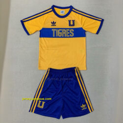 Tigres UANL Kids Kits Special Edition Yellow Children Sets Soccer Jerseys