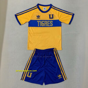 Tigres UANL Kids Kits Special Edition Yellow Children Sets Soccer Jerseys