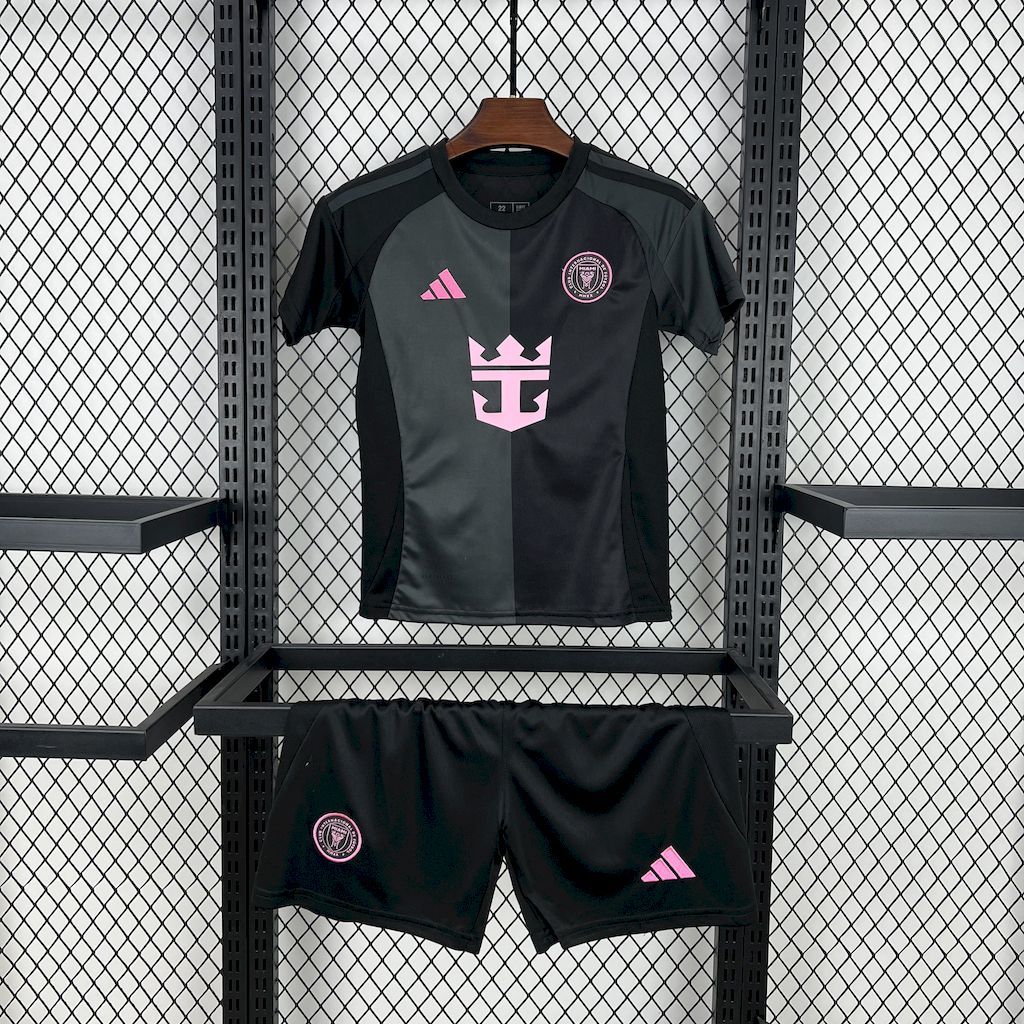 Inter Miami 2025-26 Away Kids Kit Inter Miami 2025-26 Away Kids Kit