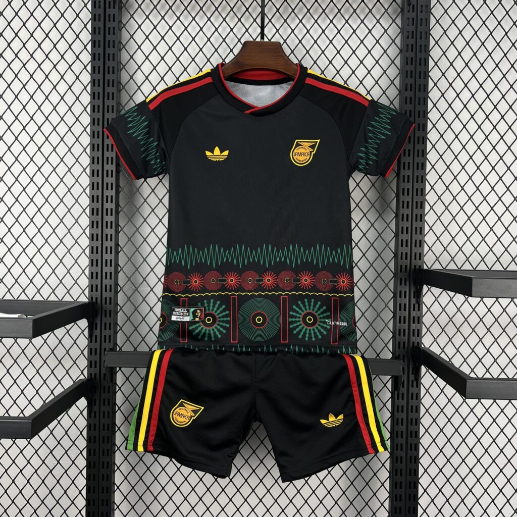 Kids Jamaica x Bob Marley 2026 Away Jersey Kit