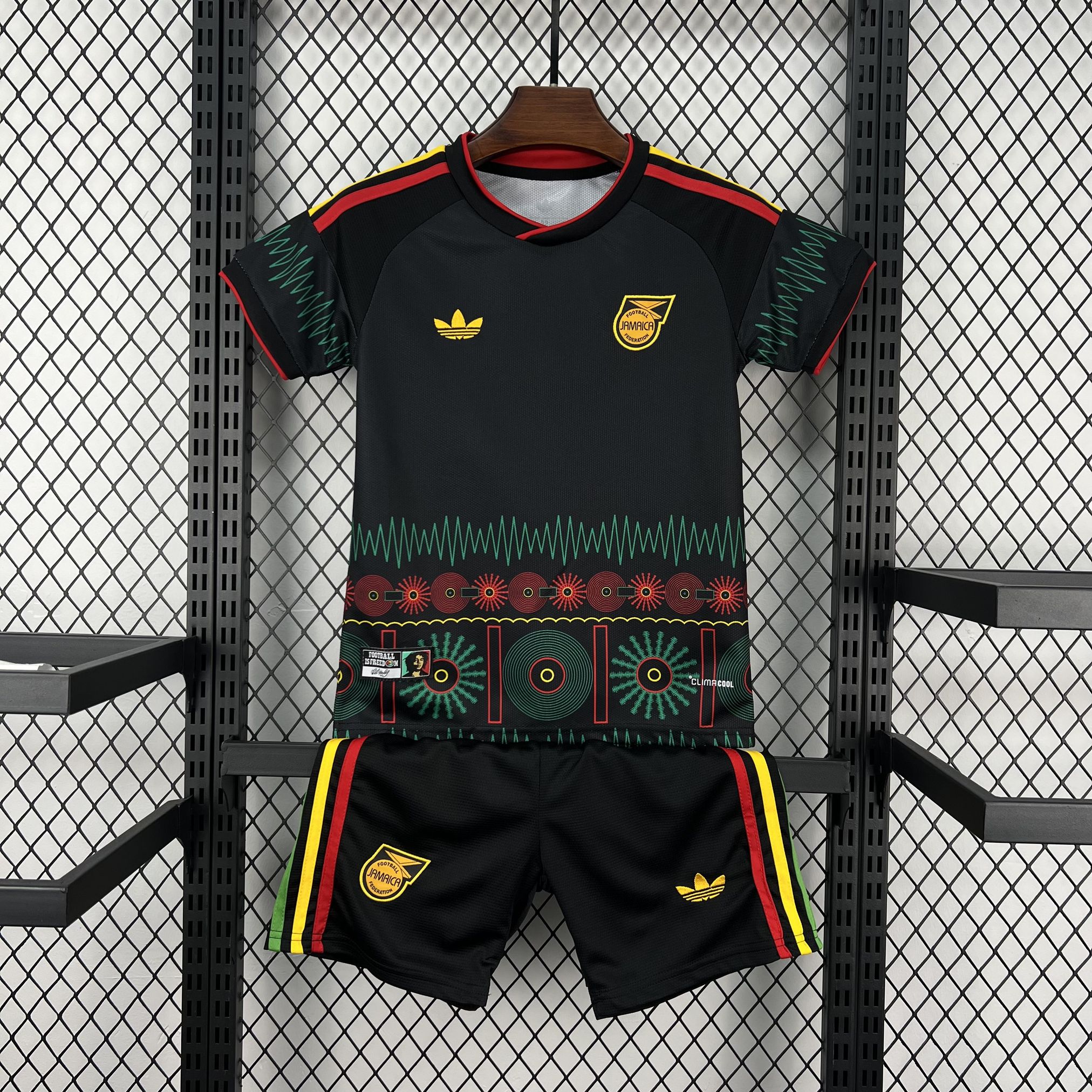 Kids Jamaica x Bob Marley 2026 Away Jersey Kit Kids Jamaica x Bob Marley 2026 Away Jersey Kit