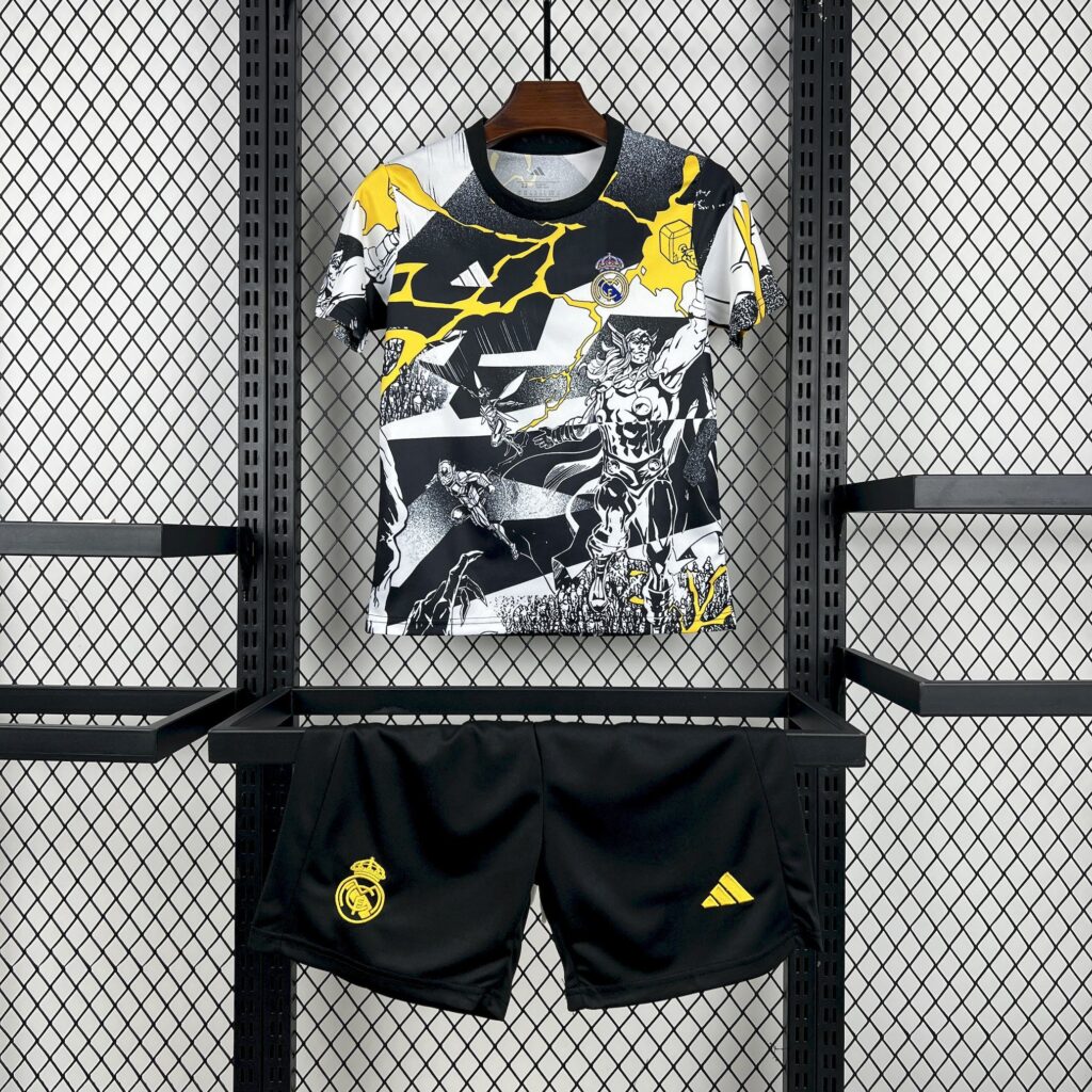 Kids Real Madrid 2025-26 Pre-Match Kit