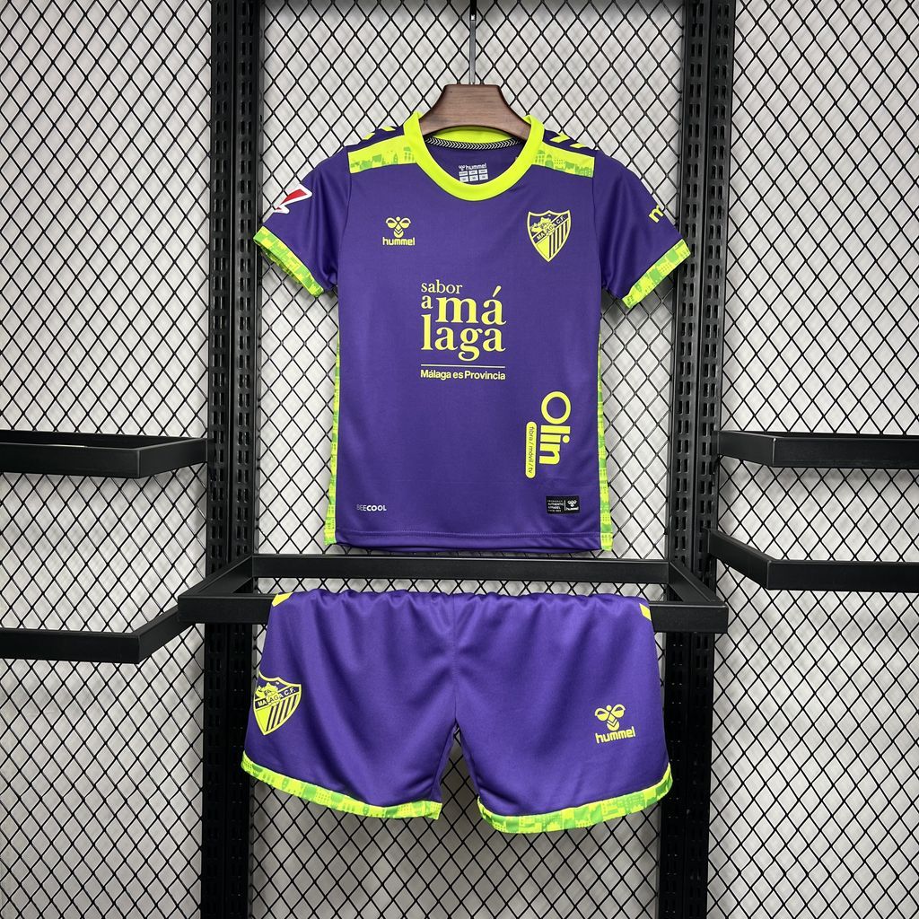 Malaga 2024-25 Away Kids Kit