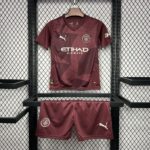 Manchester City 2024-25 Third Away Kids Kit