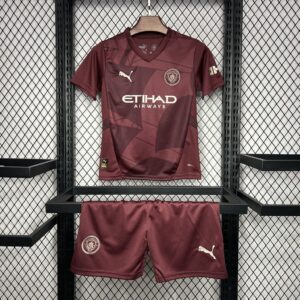 Manchester City 2024-25 Third Away Kids Kit