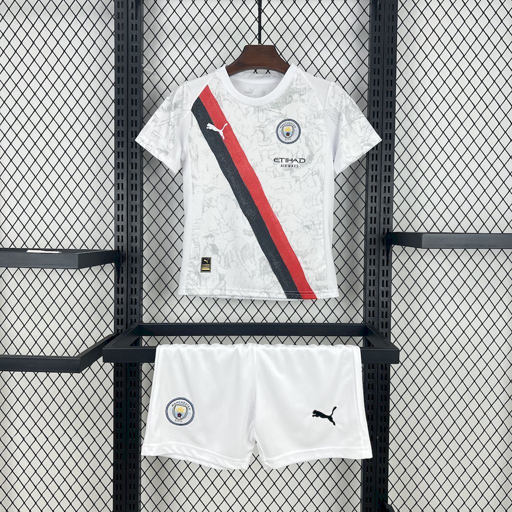 Manchester City 2025-26 Away Kids Kit