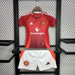 Manchester United 2024-25 Home Kids Kit