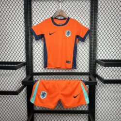 Netherlands 2024-25 Euro Home Kids Kit