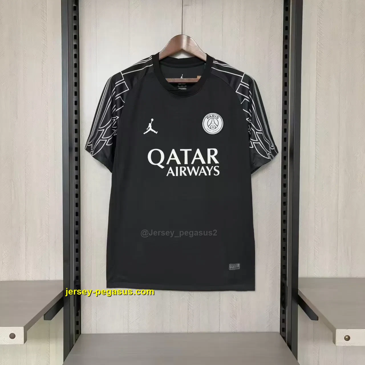 2025-26 PSG Black Jersey 2025-26 PSG Black Jersey