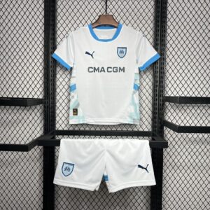 Olympique Marseille 2024-25 Home Kids Kit