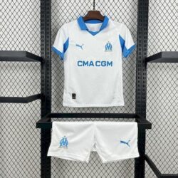 Olympique Marseille 2025-26 Home Kids Kit