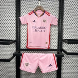Orlando City 2024-25 Away Kids Kit