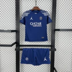 Paris Saint-Germain 2024-25 Fourth Away Kids Kit