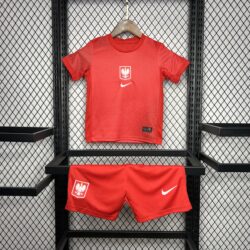 Poland 2024-25 Euro Away Kids Kit
