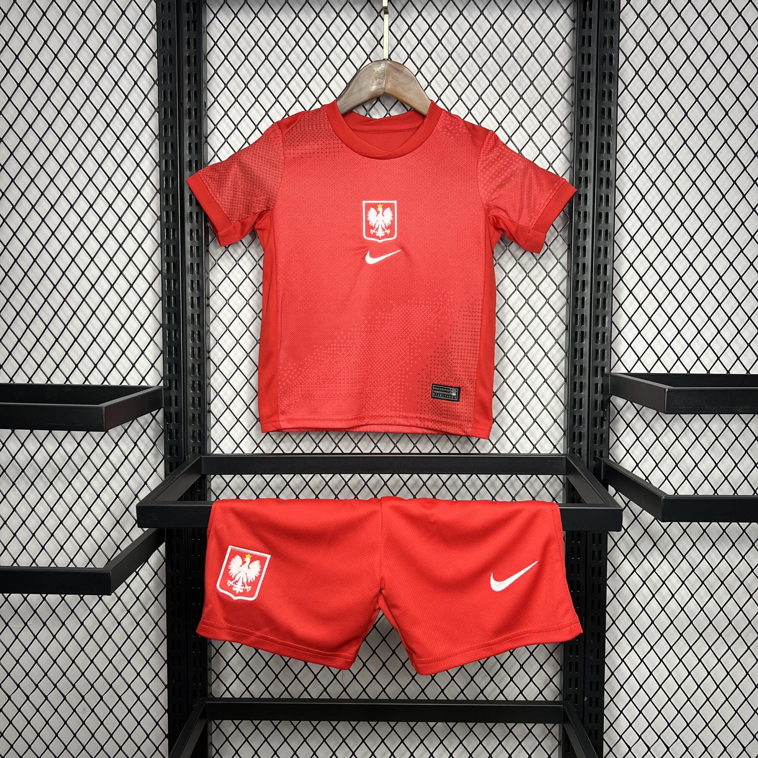 Poland 2024-25 Euro Away Kids Kit Poland 2024-25 Euro Away Kids Kit