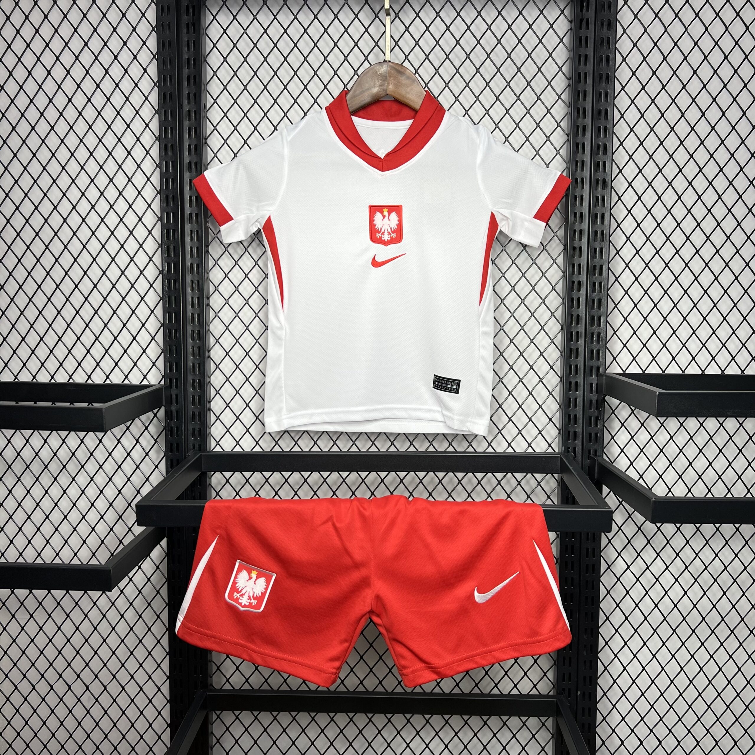 Poland 2024-25 Euro Home Kids Kit Poland 2024-25 Euro Home Kids Kit
