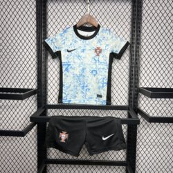 Portugal 2024-25 Euro Away Kids Kit