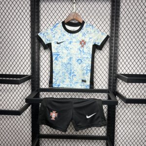 Portugal 2024-25 Euro Away Kids Kit