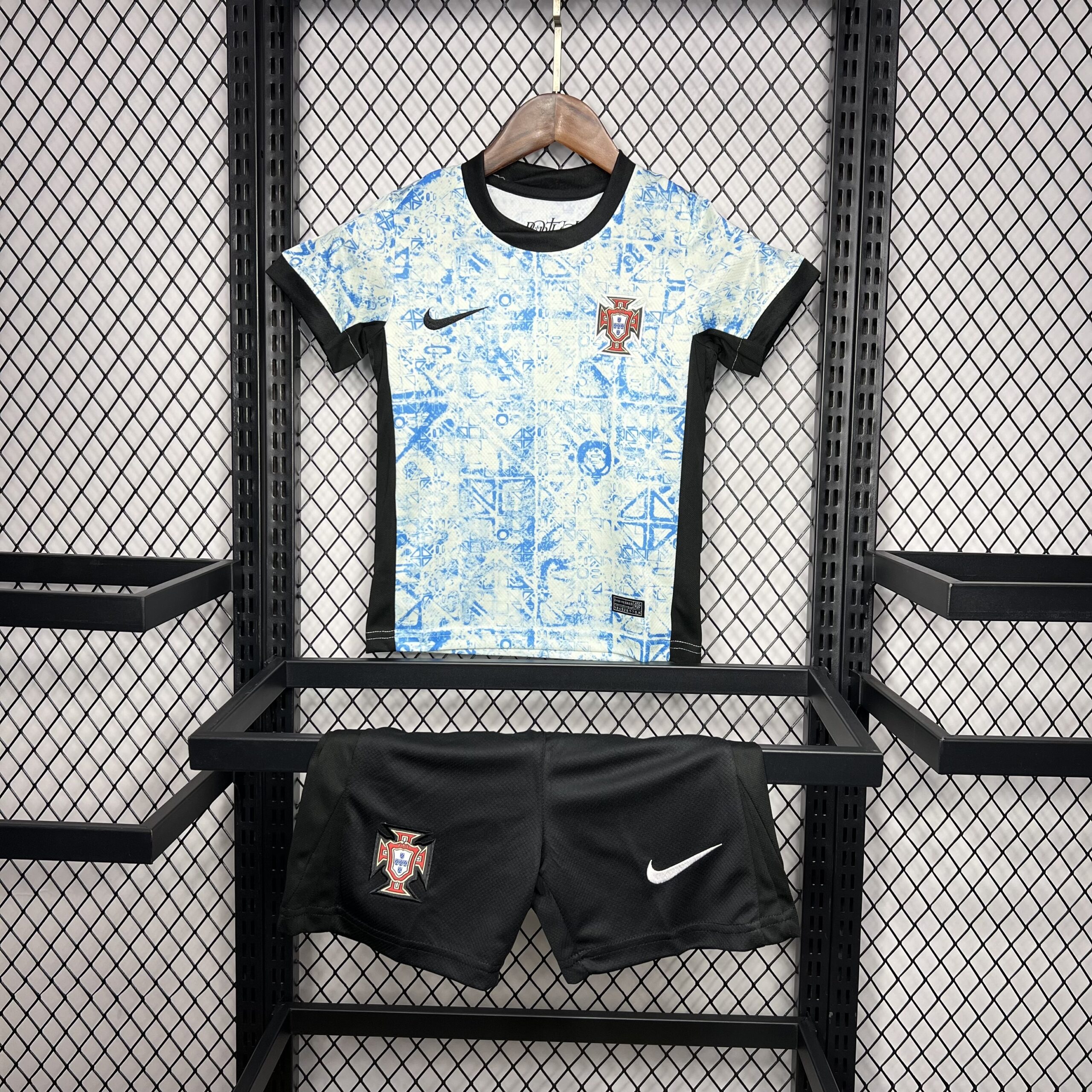 Portugal 2024-25 Euro Away Kids Kit Portugal 2024-25 Euro Away Kids Kit