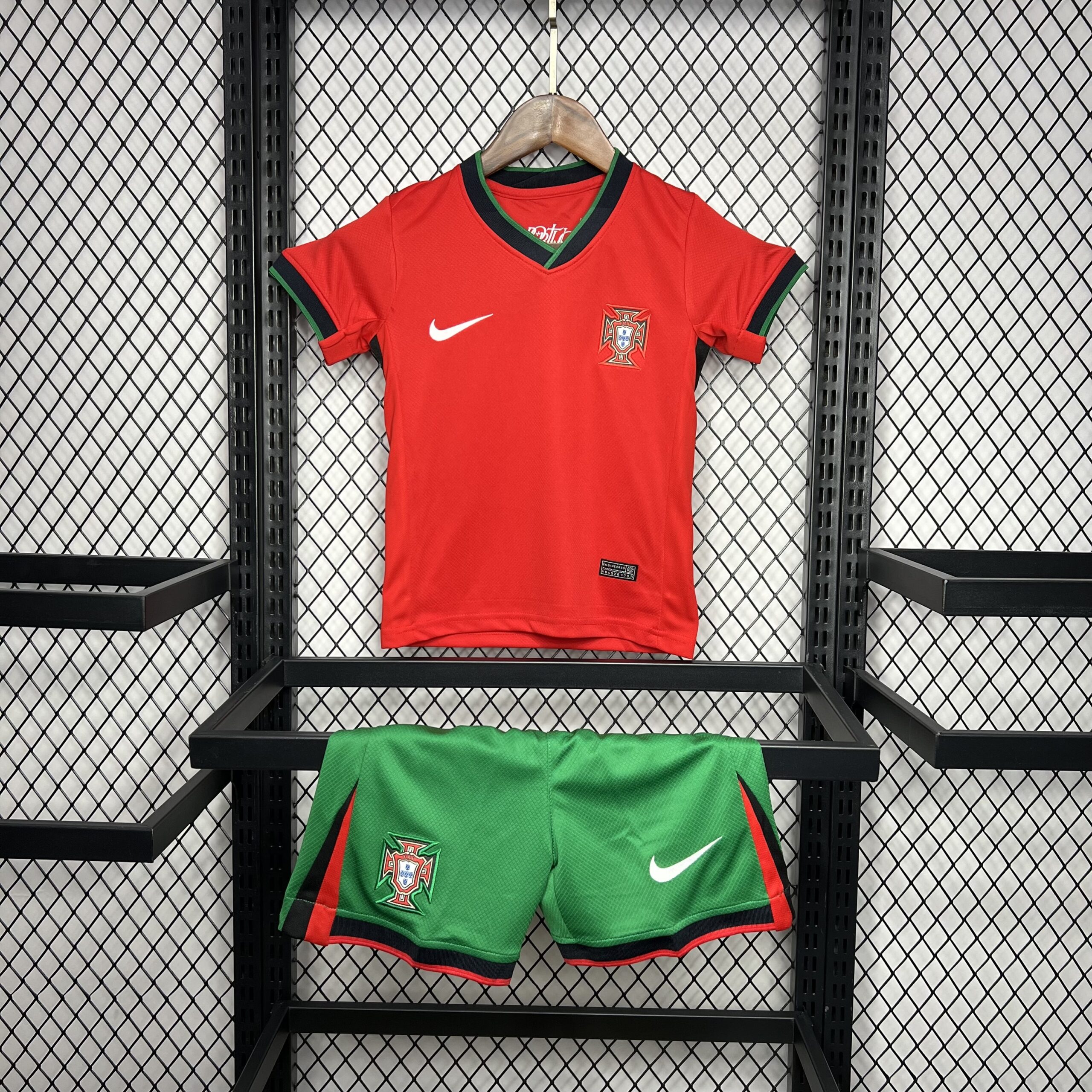 Portugal 2024-25 Euro Home Kids Kit Portugal 2024-25 Euro Home Kids Kit