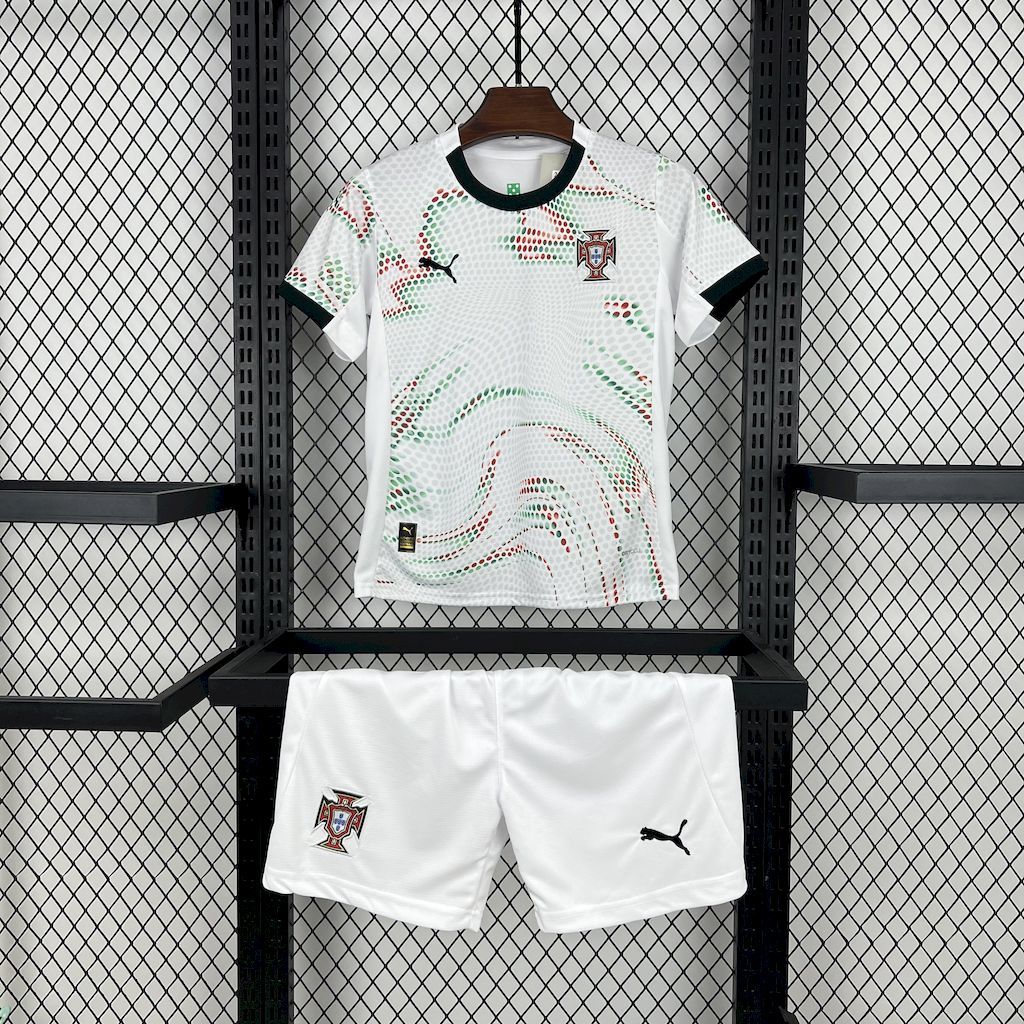 Portugal 2025-26 Away Kids Kit Portugal 2025-26 Away Kids Kit