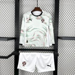 Portugal 2025-26 Away Long Sleeves Kids Kit