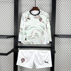 Portugal 2025-26 Away Long Sleeves Kids Kit