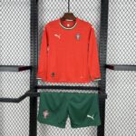 Portugal 2025-26 Home Long Sleeves Kids Kit