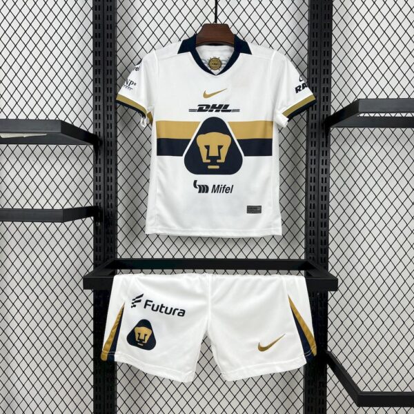 Pumas UNAM 2025-26 Home Kids Kit