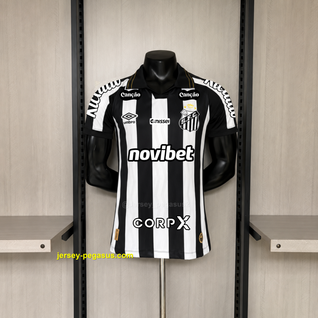 2026-27 Player Version Santos Away All Sponsors Jerseys