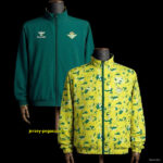 2026 Real Betis Green And Yellow Reversible Full Zipper Jacket