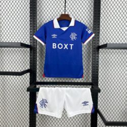 Rangers 2025-26 Home Kids Kit