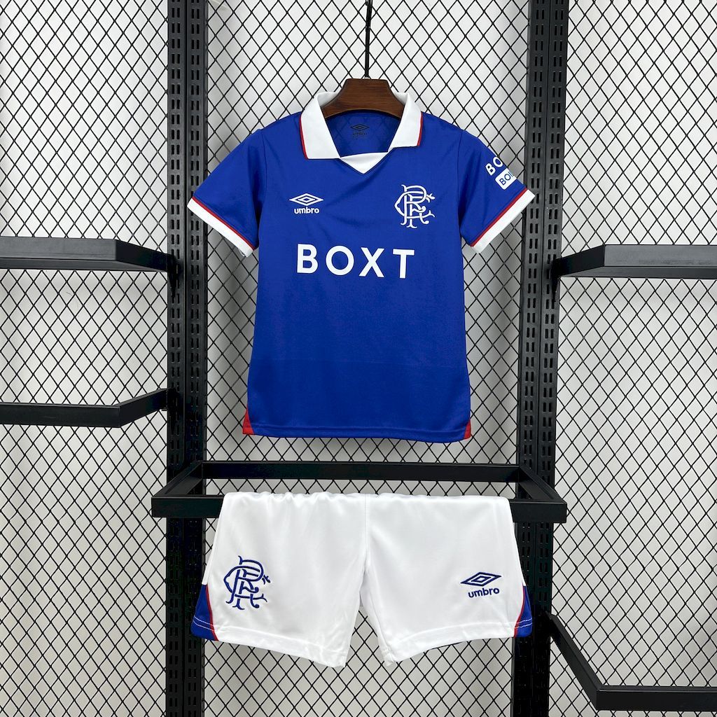 Rangers 2025-26 Home Kids Kit Rangers 2025-26 Home Kids Kit