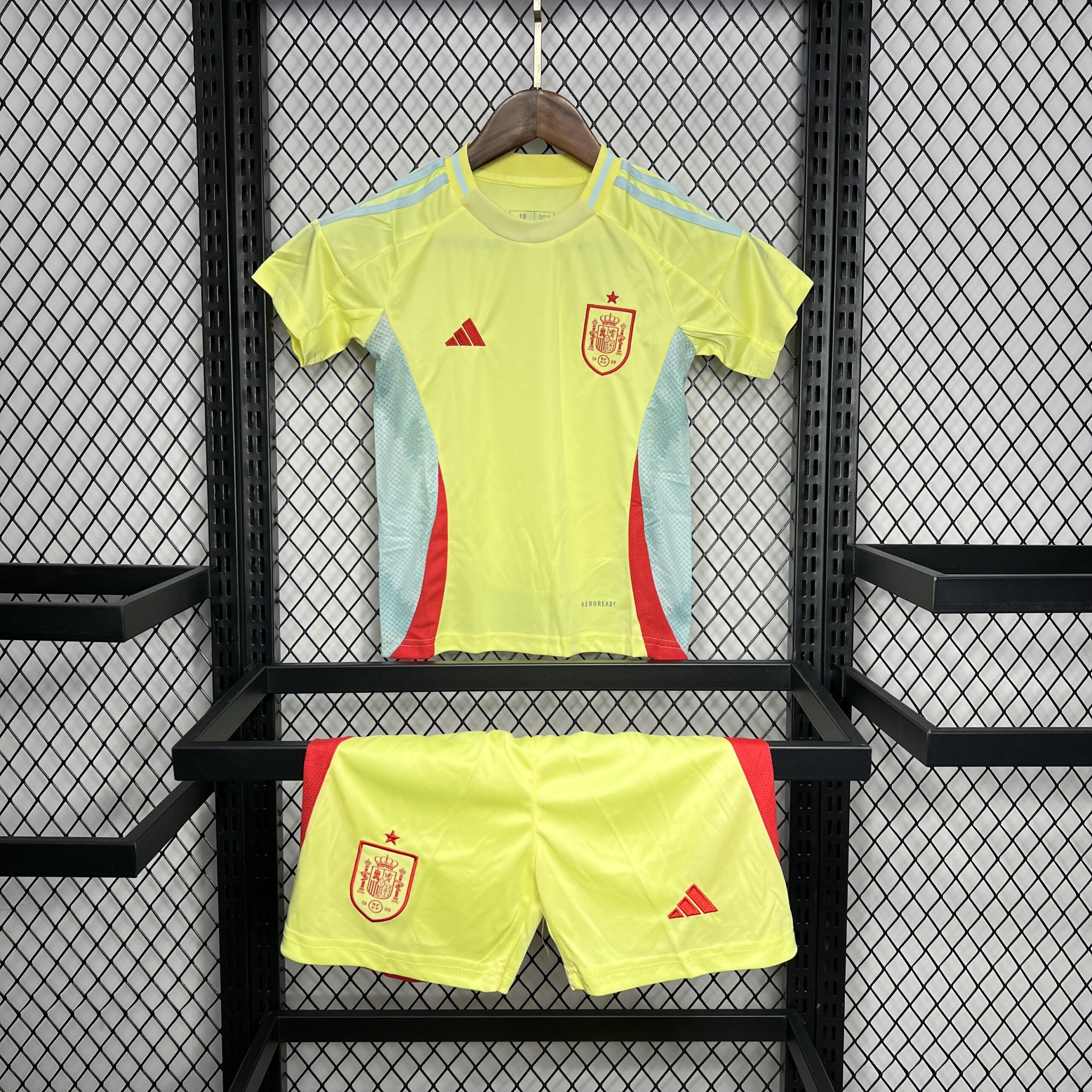 Spain 2024-25 Euro Away Kids Kit Spain 2024-25 Euro Away Kids Kit