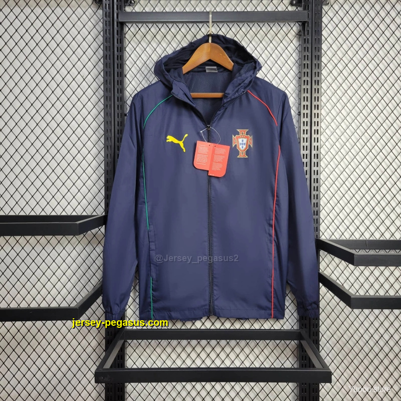 2025 Portugal Jacket Navy Windbreaker 2025 Portugal Jacket Navy Windbreaker