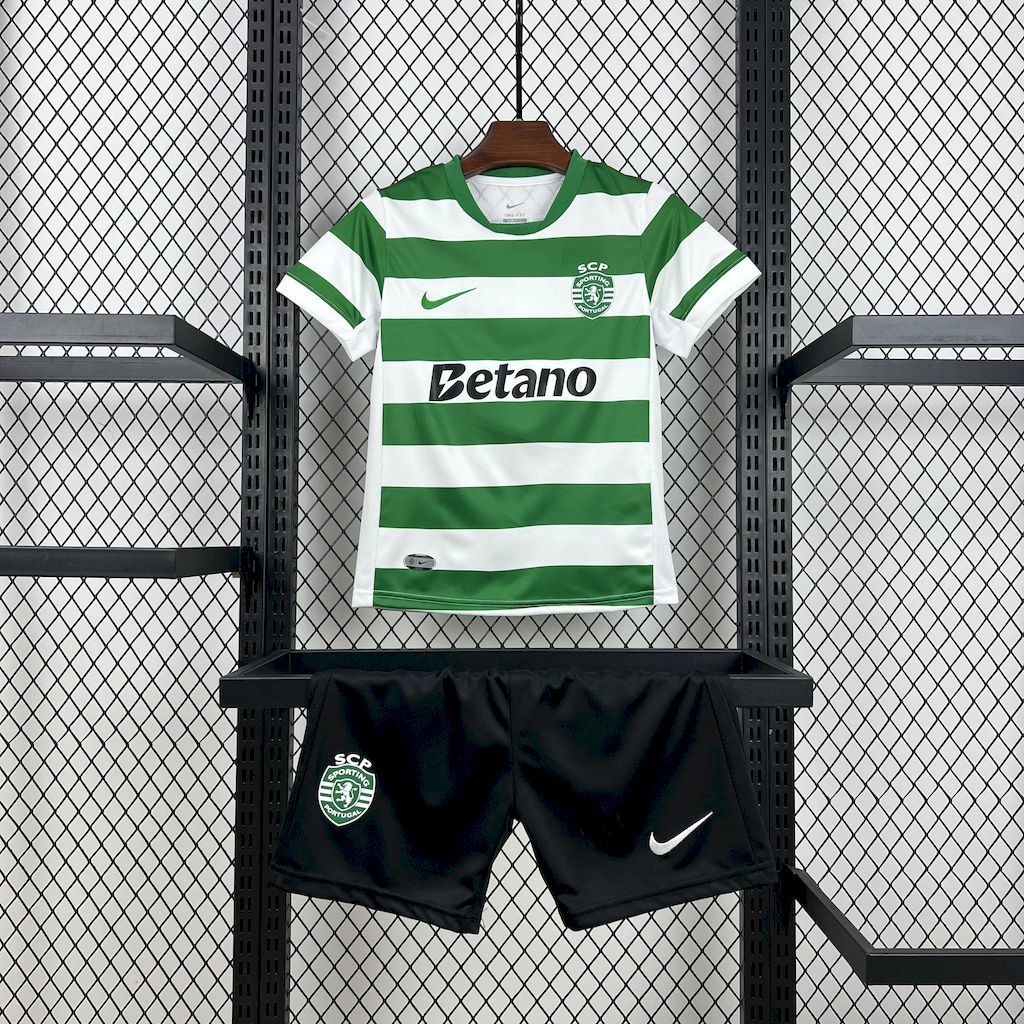 Sporting CP 2025-26 Home Kids Kit Sporting CP 2025-26 Home Kids Kit