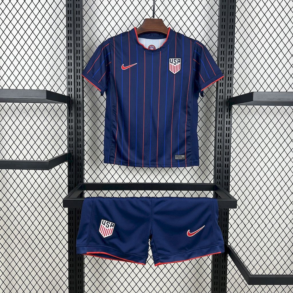 USA 2025-26 Away Kids Kit USA 2025-26 Away Kids Kit