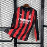 AC Milan 2025-26 Home Long Sleeves Jersey