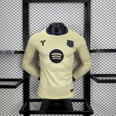 Barcelona 2025-26 Away Long Sleeves Jersey Player Version Barcelona 2025-26 Away Long Sleeves Jersey Player Version