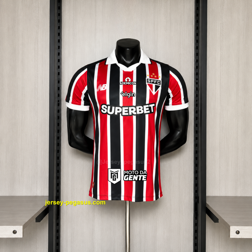 2026-27 Player Version São Paulo Away All Sponsors Jersey