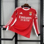 Benfica 2025-26 Home Long Sleeves Jersey