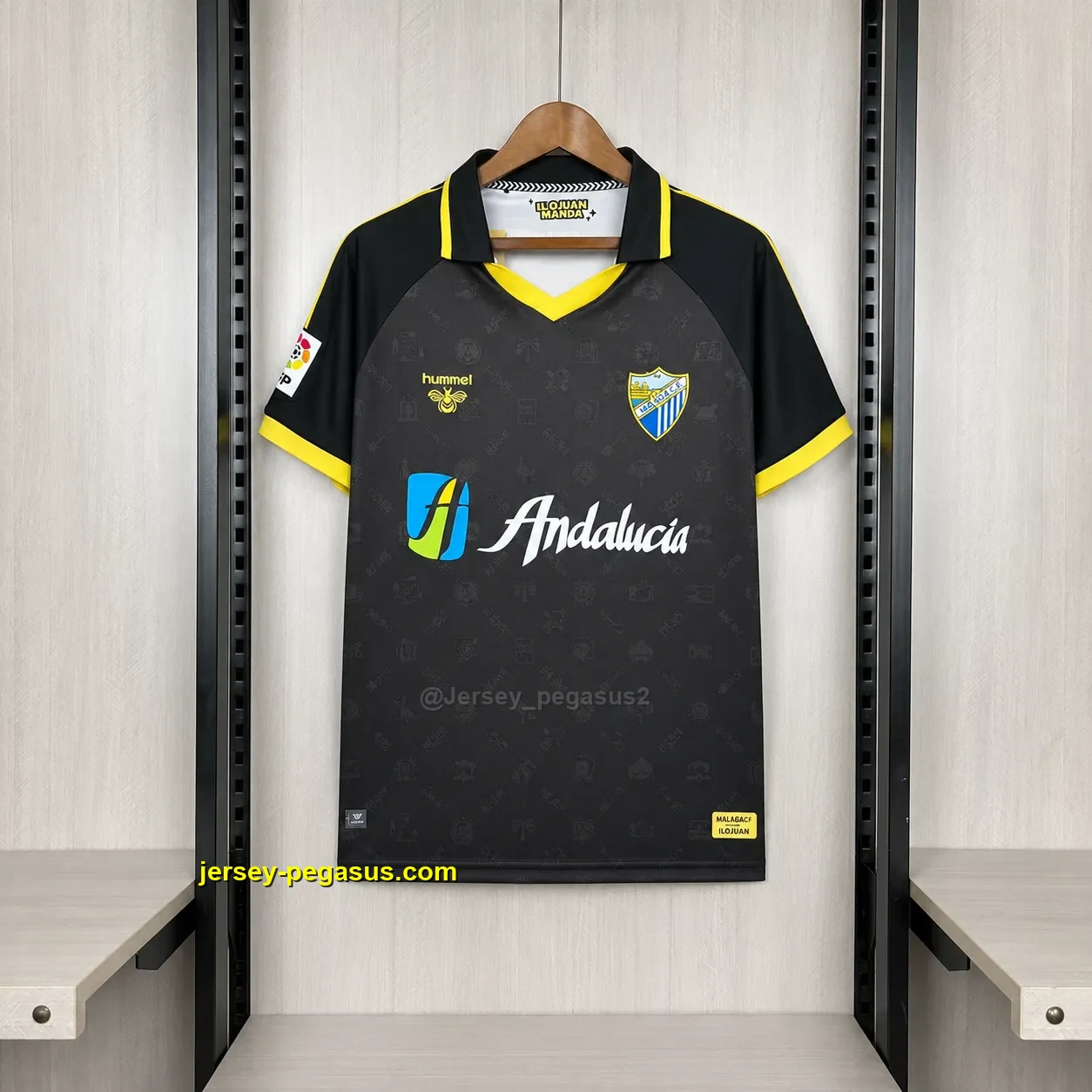2026-27 Málaga Commemorative Black Jersey 2026-27 Málaga Commemorative Black Jersey