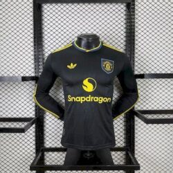Manchester United 2025-26 Third Long Sleeves Jersey Player Version