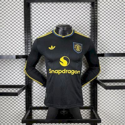 Manchester United 2025-26 Third Long Sleeves Jersey Player Version Manchester United 2025-26 Third Long Sleeves Jersey Player Version