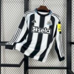 Newcastle United 2025-26 Home Long Sleeves Jersey