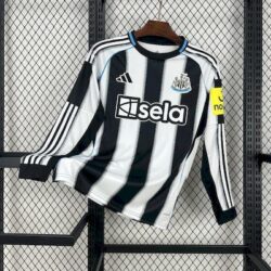 Newcastle United 2025-26 Home Long Sleeves Jersey