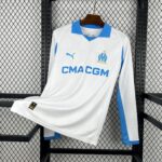 Olympique Marseille 2025-26 Home Long Sleeve Jersey