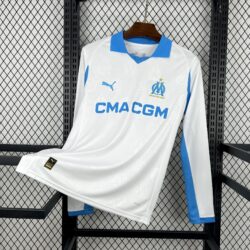 Olympique Marseille 2025-26 Home Long Sleeve Jersey